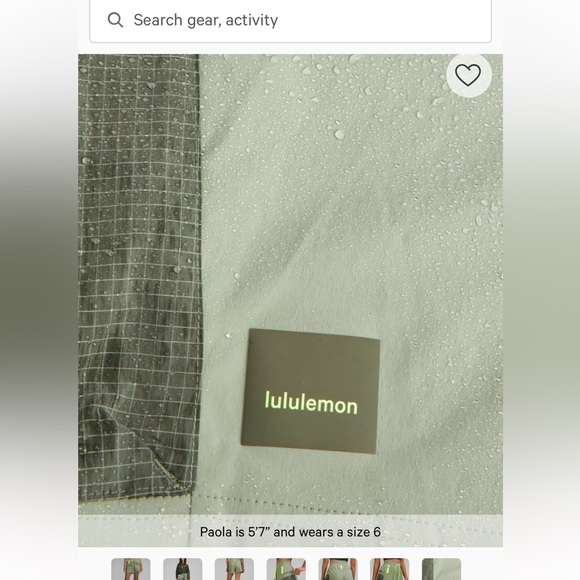 Lululemon Multi-Pocket Cargo High-Rise Hiking Short 5" size 10 - Picture 10 of 13